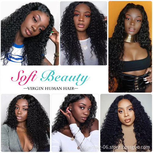 150% 180% 250% Density Deep Wave Wig Human Hair, Wigs Human Hair Lace Front Brazilian for Black Women